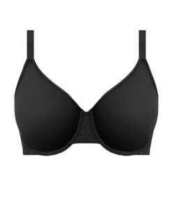 Soutien-gorge Minimiseur Bonnets Moulés Lisses Collection De Lingerie Permanente Back Appeal Coloris Noir De Chez Wacoal.  -Sous Vêtement Soldes Magasin Soutien gorge minimiseur bonnets moules lisses Wacoal back appeal noir WA857303 BLK 10