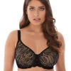 Soutien-gorge Moulé Avec Armatures Collection Permanente Impression De Chez Fantasie Par Wacoal.  -Sous Vêtement Soldes Magasin Soutien gorge moule armatures Fantasie Impression Noir FL5851 BLK face