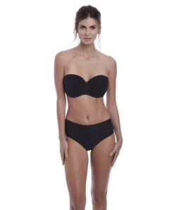 Soutien-gorge Sans Bretelles Moulé Avec Armatures Collection Aura De Chez Fantasie Lingerie. 16 Soutien-gorge Sans Bretelles Moulé Avec Armatures Collection Aura De Chez Fantasie Lingerie. -Sous Vêtement Soldes Magasin Soutien gorge moule sans bretelles armatures Fantasie Aura noir FL2320 BLK ensemble 1