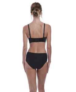 Soutien-gorge Sans Bretelles Moulé Avec Armatures Collection Aura De Chez Fantasie Lingerie. 25 Soutien-gorge Sans Bretelles Moulé Avec Armatures Collection Aura De Chez Fantasie Lingerie. -Sous Vêtement Soldes Magasin Soutien gorge moule sans bretelles armatures Fantasie Aura noir FL2320 BLK ensemble dos 3