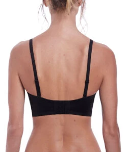 Soutien-gorge Sans Bretelles Moulé Avec Armatures Collection Aura De Chez Fantasie Lingerie. 23 Soutien-gorge Sans Bretelles Moulé Avec Armatures Collection Aura De Chez Fantasie Lingerie. -Sous Vêtement Soldes Magasin Soutien gorge moule sans bretelles armatures Fantasie Aura noir FL2323 BLK dos 3