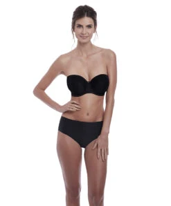 Soutien-gorge Sans Bretelles Moulé Avec Armatures Collection Aura De Chez Fantasie Lingerie. 16 Soutien-gorge Sans Bretelles Moulé Avec Armatures Collection Aura De Chez Fantasie Lingerie. -Sous Vêtement Soldes Magasin Soutien gorge moule sans bretelles armatures Fantasie Aura noir FL2323 BLK ensemble