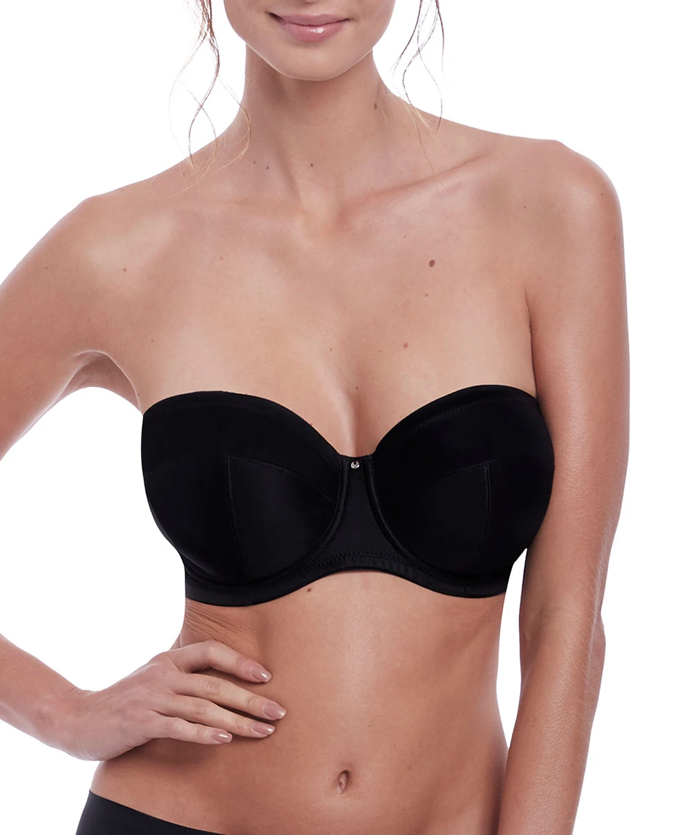 Soutien-gorge Sans Bretelles Moulé Avec Armatures Collection Aura De Chez Fantasie Lingerie. 3 Soutien-gorge Sans Bretelles Moulé Avec Armatures Collection Aura De Chez Fantasie Lingerie.