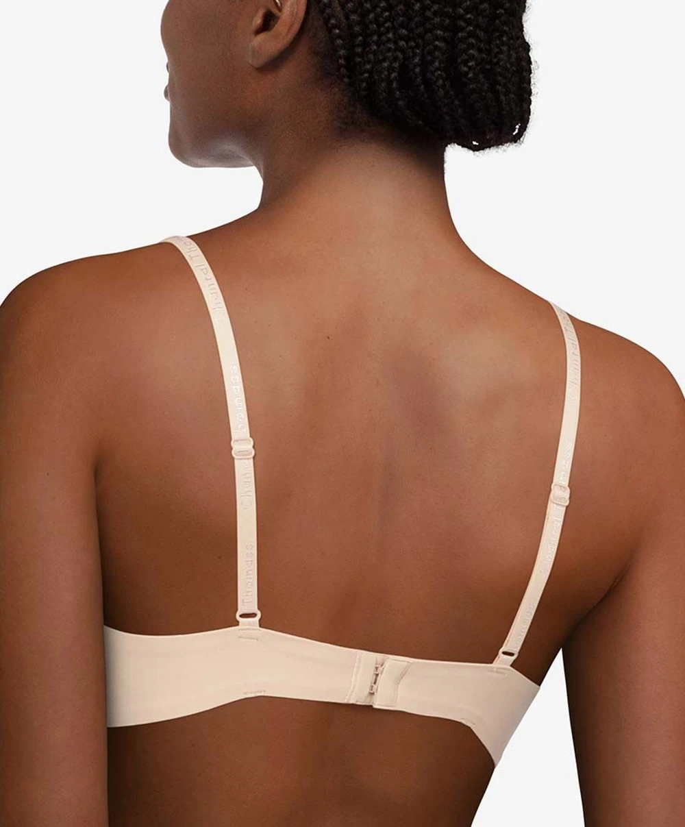 Soutien-gorge Plongeant Triangle à Armatures Chantal Thomass De La Collection Accent En Coloris Beige Doré. 4 Soutien-gorge Plongeant Triangle à Armatures Chantal Thomass De La Collection Accent En Coloris Beige Doré. – Image 2