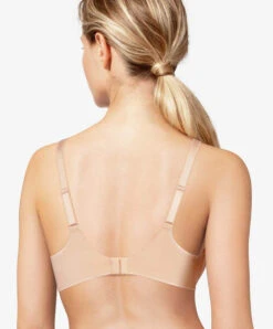 Soutien-gorge Invisible Extra Push-up Collection Essentiall De La Marque De Lingerie Française Chantelle. -Sous Vêtement Soldes Magasin Soutien gorge push up Chantelle essentiall beige dore C15G20 01N 1