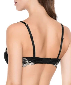 Soutien-gorge Push-up Lise Charmel Splendeur Soie Coloris Noir.  -Sous Vêtement Soldes Magasin Soutien gorge push up Lise Charmel Splendeur Soie noir ACC3580 SN dos