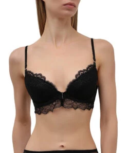 Soutien-gorge Push-up Ligne Sublime En Dentelle De La Marque De Lingerie Française Lise Charmel.  -Sous Vêtement Soldes Magasin Soutien gorge push up Lise Charmel Sublime en dentelle noir ACH3513 NO 501