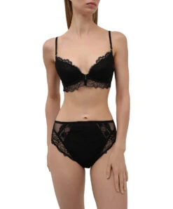 Soutien-gorge Push-up Ligne Sublime En Dentelle De La Marque De Lingerie Française Lise Charmel.  -Sous Vêtement Soldes Magasin Soutien gorge push up Lise Charmel Sublime en dentelle noir ACH3513 NO 503