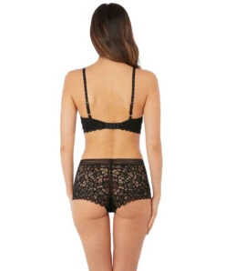 Soutien-gorge Push-up Sexy De La Nouvelle Collection De Lingerie Noire Raffiné De Chez Wacoal. -Sous Vêtement Soldes Magasin Soutien gorge push up Wacoal Raffine noir WE148003 BLK 102
