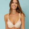 Simone Perele Soutien-gorge Push-up Triangle Simone Pérèle De La Collection De Lingerie Permanente Confiance, Coloris Aurore. -Sous Vêtement Soldes Magasin Soutien gorge push up triangle Simone Perele Confiance aurore chair 12K347 766 face 10