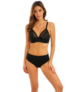 Wacoal Soutien-gorge Rehausse Poitrine Avec Armatures De La Collection Elevated Allure, Coloris Noir. -Sous Vêtement Soldes Magasin Soutien gorge rehausse poitrine avec armatures grande taille Wacoal Elevated Allure noir black WA855336 BLK 502