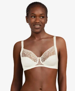 Soutien-gorge Sans Armatures Chantelle Lingerie De La Collection Every Curve Coloris Milk.  -Sous Vêtement Soldes Magasin Soutien gorge sans armatures Chantelle every curve ivoire nacre C16B20 0LW 4