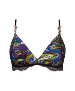 Soutien-gorge Sans Armatures De La Collection Lingerie De Luxe Dentelle Cashmer Par Lise Charmel.  -Sous Vêtement Soldes Magasin Soutien gorge sans armatures Lise Charmel Dentelle cashmer emaux cashmer prune ACH6551 EC 10