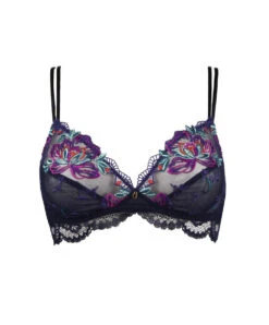 Soutien-gorge Sans Armatures Collection Magie Saphir De La Marque De Lingerie Française Lise Charmel. -Sous Vêtement Soldes Magasin Soutien gorge sans armatures Lise Charmel magie saphir eclosion ACH6511 ES