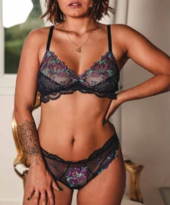 Soutien-gorge Sans Armatures Collection Magie Saphir De La Marque De Lingerie Française Lise Charmel. -Sous Vêtement Soldes Magasin Soutien gorge sans armatures Lise Charmel magie saphir eclosion ACH6511 ES 503