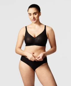 Soutien-gorge Sans Armatures Collection Lingerie Invisible Grande Taille C Magnifique De La Marque De Lingerie Chantelle, Coloris Noir. -Sous Vêtement Soldes Magasin Soutien gorge sans armatures grande taille Chantelle C Magnifique noir C18920 011 12