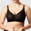 Soutien-gorge Sans Armatures Collection Lingerie Invisible Grande Taille C Magnifique De La Marque De Lingerie Chantelle, Coloris Noir. -Sous Vêtement Soldes Magasin Soutien gorge sans armatures grande taille Chantelle C Magnifique noir C18920 011 15