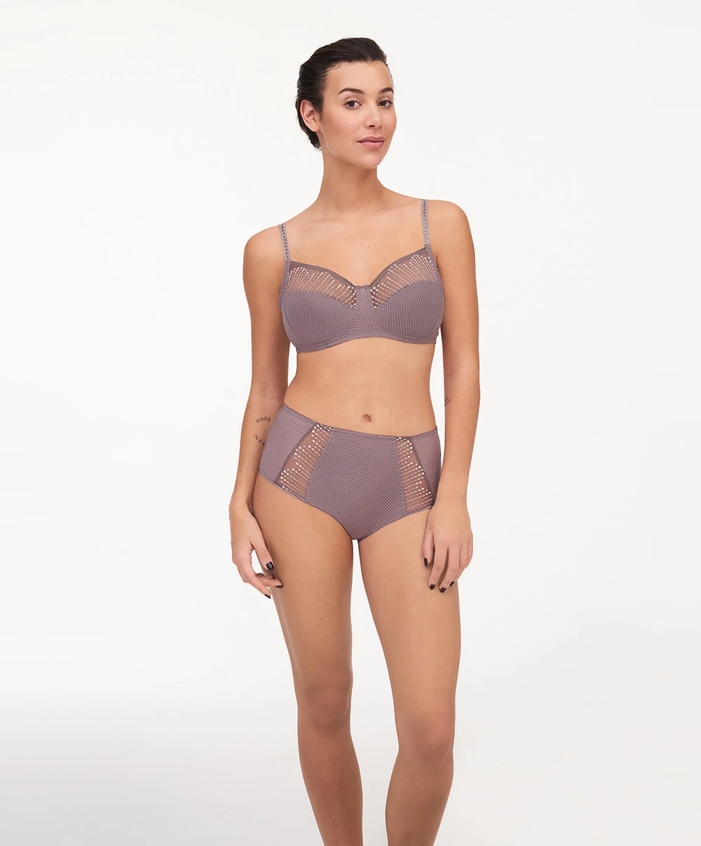 Soutien-gorge Sans Armatures Maintien Chantelle De La Collection Luminesce En Coloris Terre D'ombre Sauvage. 9 Soutien-gorge Sans Armatures Maintien Chantelle De La Collection Luminesce En Coloris Terre D'ombre Sauvage. – Image 7