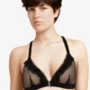Soutien-gorge Triangle Sans Armature Chantal Thomass De La Collection Lingerie Sexy Abysse, Coloris Noir. -Sous Vêtement Soldes Magasin Soutien gorge sans armatures triangle Chantal Thomass Abysse noir T08E30 011 6