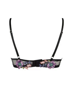 Soutien-gorge Sans Armatures Lise Charmel Collection Flora Aura, Coloris Aura Pastel (broderie Multicolore Pastel Sur Fond Noir). 17 Soutien-gorge Sans Armatures Lise Charmel Collection Flora Aura, Coloris Aura Pastel (broderie Multicolore Pastel Sur Fond Noir). -Sous Vêtement Soldes Magasin Soutien gorge sans armatures triangle Lise Charmel Flora Aura pastel noir et multicolore ACH6519 AP 11