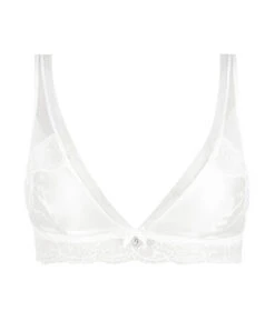 Soutien-gorge Sans Armatures En Soie Lise Charmel Collection Splendeur Soie Coloris écru Nacre (=ivoire). 12 Soutien-gorge Sans Armatures En Soie Lise Charmel Collection Splendeur Soie Coloris écru Nacre (=ivoire). -Sous Vêtement Soldes Magasin Soutien gorge sans armatures triangle en soie Lise Charmel Splendeur soie ecru nacre ivoire ACC6580 EN 1001