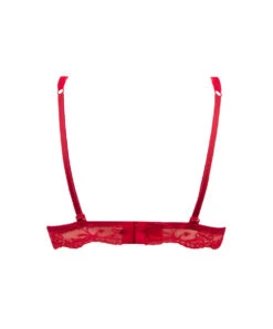 Soutien-gorge Sans Armatures En Soie Lise Charmel Collection Splendeur Soie, Coloris Rouge. -Sous Vêtement Soldes Magasin Soutien gorge sans armatures triangle en soie Lise Charmel Splendeur soie rouge rouge ACC6580 RS 1002