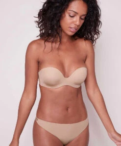 Simone Perele Soutien-gorge Sans Bretelles Plongeant Multipositions Inspiration De Chez Simone Pérèle à L'effet Décolleté Très Profond -Sous Vêtement Soldes Magasin Soutien gorge sans bretelles plongeant Simone Perele Inspiration Peau 12W303 709 26