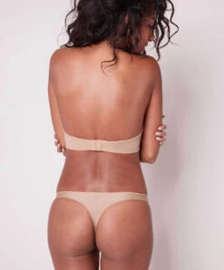 Simone Perele Soutien-gorge Sans Bretelles Plongeant Multipositions Inspiration De Chez Simone Pérèle à L'effet Décolleté Très Profond -Sous Vêtement Soldes Magasin Soutien gorge sans bretelles plongeant Simone Perele Inspiration Peau 12W303 709 27