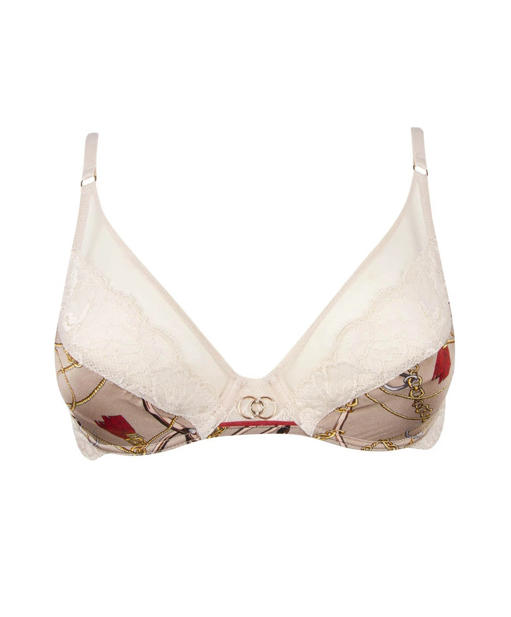 Soutien-gorge Triangle En Soie Collection Lingerie Séduction Cavalière De La Marque Lise Charmel. 5 Soutien-gorge Triangle En Soie Collection Lingerie Séduction Cavalière De La Marque Lise Charmel. – Image 3