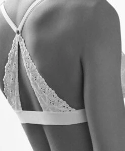 Soutien-gorge Bralette Triangle Collection Lingerie Bahia & Moi De La Marque De Lingerie Aubade. -Sous Vêtement Soldes Magasin Soutien gorge triangle bahia et moi Aubade blanc PY10 Blanc 1