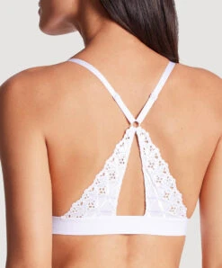 Soutien-gorge Bralette Triangle Collection Lingerie Bahia & Moi De La Marque De Lingerie Aubade. -Sous Vêtement Soldes Magasin Soutien gorge triangle bahia et moi Aubade blanc PY10 Blanc 1 3