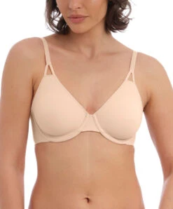Soutien-gorge Triangle Moulé Lisse Collection De Lingerie Quotidienne Accord Coloris Frappe (=peau) Par Wacoal.