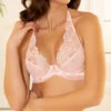 Soutien-gorge Sexy Triangle "Glamour" De La Nouvelle Ligne De Lingerie Sexy Rose De Venise Par Lise Charmel. -Sous Vêtement Soldes Magasin Soutien gorge triangle sexy Glamour Lise Charmel Rose de Venise desir venise rose poudre ACH7421 DV fashion 1