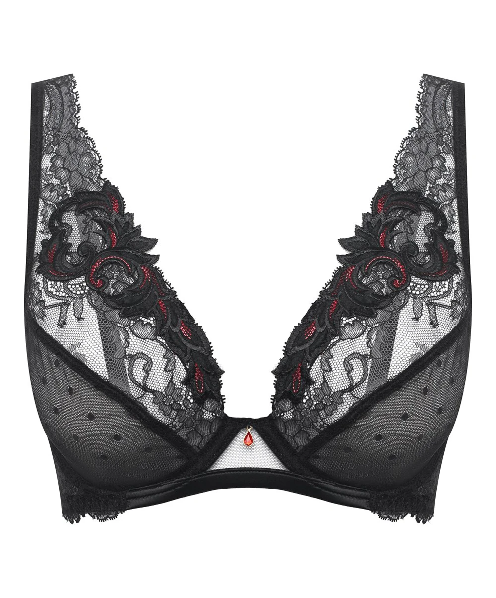 Soutien-gorge Sexy Triangle Ligne Soirée Libertine De La Marque De Lingerie Française Lise Charmel. 6 Soutien-gorge Sexy Triangle Ligne Soirée Libertine De La Marque De Lingerie Française Lise Charmel. – Image 4