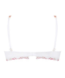 Soutien-gorge Sexy Triangle "Glamour" à Fleurs De La Collection Été Frivole Coloris Blanc Fleuri De Chez Lise Charmel. -Sous Vêtement Soldes Magasin Soutien gorge triangle sexy a fleurs glamour Lise Charmel Ete Frivole blanc ACH7463 BF ps1CH6563 BF ps12