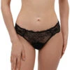 Tanga Sexy Ligne Sublime En Dentelle De La Marque De Lingerie Française Lise Charmel.  -Sous Vêtement Soldes Magasin String Lise Charmel Sublime en dentelle noir ACH0013 NO 501