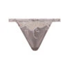 String Sexy En Soie Lise Charmel Collection Splendeur Soie Coloris Splendeur Vison. -Sous Vêtement Soldes Magasin String sexy en soie Lise Charmel Splendeur Soie vison taupe ACC0580 SV 2
