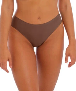 String Invisible Stretch Collection Smoothease De Chez Fantasie Lingerie, Coloris Coffe Roast (=brun). -Sous Vêtement Soldes Magasin String stretch invisible Fantasie Smoothease coffee roast brun FL2327 CRT 6