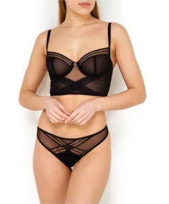 String Tanga Sexy Soir Adrénaline De La Marque De Lingerie Antigel Par Lise Charmel. -Sous Vêtement Soldes Magasin String tanga Antigel de Lise Charmel Soir Adrenaline noir ECG0095 NO 503