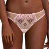 Tanga Rose Perle Collection Champs Elysées De La Marque De Lingerie Chantelle. 2 Tanga Rose Perle Collection Champs Elysées De La Marque De Lingerie Chantelle. -Sous Vêtement Soldes Magasin Tanga Chantelle champs elysees rose perle rose poudre C26090 046 11