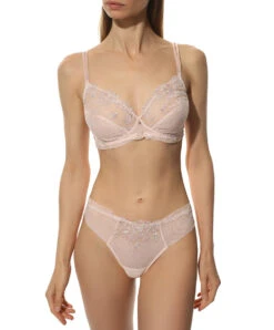 Tanga Sexy De La Nouvelle Ligne De Lingerie Sexy Rose De Venise Par Lise Charmel. -Sous Vêtement Soldes Magasin Tanga Lise Charmel Rose de Venise desir venise rose poudre ACH0021 DV fashion 105