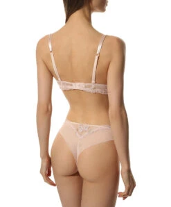 Tanga Sexy De La Nouvelle Ligne De Lingerie Sexy Rose De Venise Par Lise Charmel. -Sous Vêtement Soldes Magasin Tanga Lise Charmel Rose de Venise desir venise rose poudre ACH0021 DV fashion 106