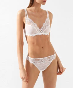 Tanga Nacre Collection Précieux Diadème De La Marque De Lingerie De Luxe Lise Charmel.  -Sous Vêtement Soldes Magasin Tanga Lise Charmel precieux diademe nacre ACG0032 NA 103