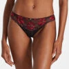 Tanga Sexy Collection Mélodie D'Été De Chez Aubade, Coloris Black Cherry. 2 Tanga Sexy Collection Mélodie D'Été De Chez Aubade, Coloris Black Cherry. -Sous Vêtement Soldes Magasin Tanga Melodie d ete black cherry Aubade rouge et noir IC26 BCHE 1