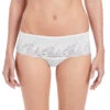 Tanga De La Collection Lace Affair De La Marque Wacoal. -Sous Vêtement Soldes Magasin Tanga Wacoal Lace affair white Blanc WA845256 WHE 1