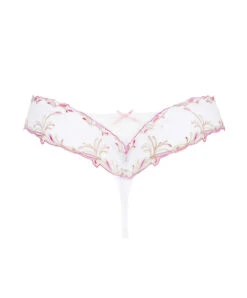 Tanga à Fleurs De La Collection Été Frivole Coloris Blanc Fleuri De Chez Lise Charmel. 17 Tanga à Fleurs De La Collection Été Frivole Coloris Blanc Fleuri De Chez Lise Charmel. -Sous Vêtement Soldes Magasin Tanga a fleurs Lise Charmel Ete Frivole blanc ACH0063 BF ps12