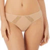 Tanga Coton Collection De Lingerie Quotidienne Lisse Coloris Frappe (=peau) Par Wacoal. 