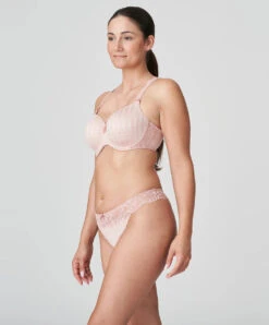 Tanga Dentelle Collection Madison De Chez PrimaDonna En Coloris Rose Poudré. -Sous Vêtement Soldes Magasin Tanga dentelle PrimaDonna Madison rose poudre 0662125 PWD 505