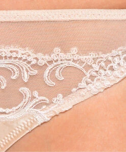 Coloris Splendeur Aurore (=nude). -Sous Vêtement Soldes Magasin Tanga en soie Lise Charmel Splendeur soie aurore ACC0080 SR 503