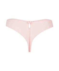 Tanga En Soie Lise Charmel Collection Splendeur Soie Coloris Sensuel Rose. -Sous Vêtement Soldes Magasin Tanga en soie Lise Charmel Splendeur soie sensuel rose poudre ACC0080 SO 2